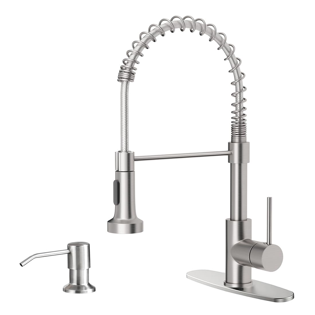 Kitchen Faucet with Pull Down Sprayer Brushed Nickel
