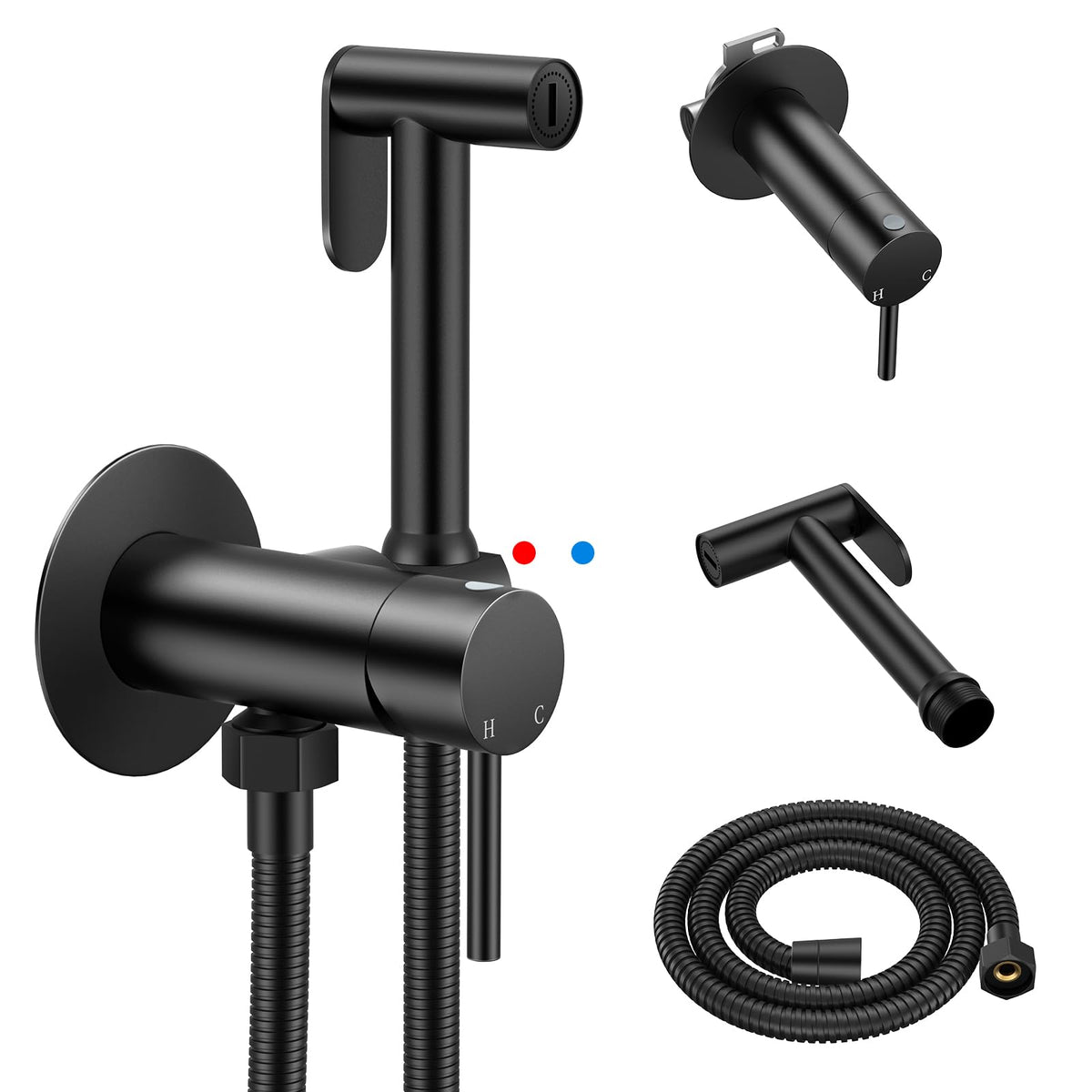 Arofa 3 Pack Handheld Bidet Sprayer for Toilet, Adjustable Water Pressure