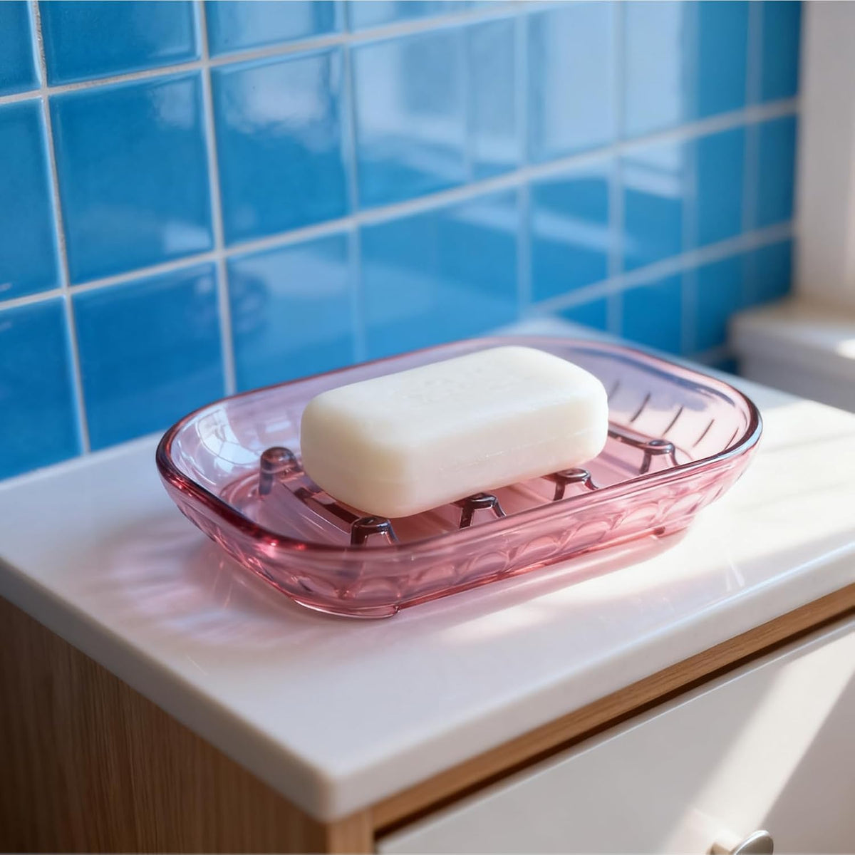 Soap Dish for Bar Soap, 2 Pack Bathroom Soap Dishes Soap Tray