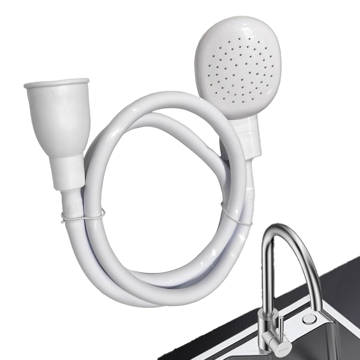 9.84FT Sink Spray Hose,Portable Rubber Sink Hose Sprayer for Bathing Pet