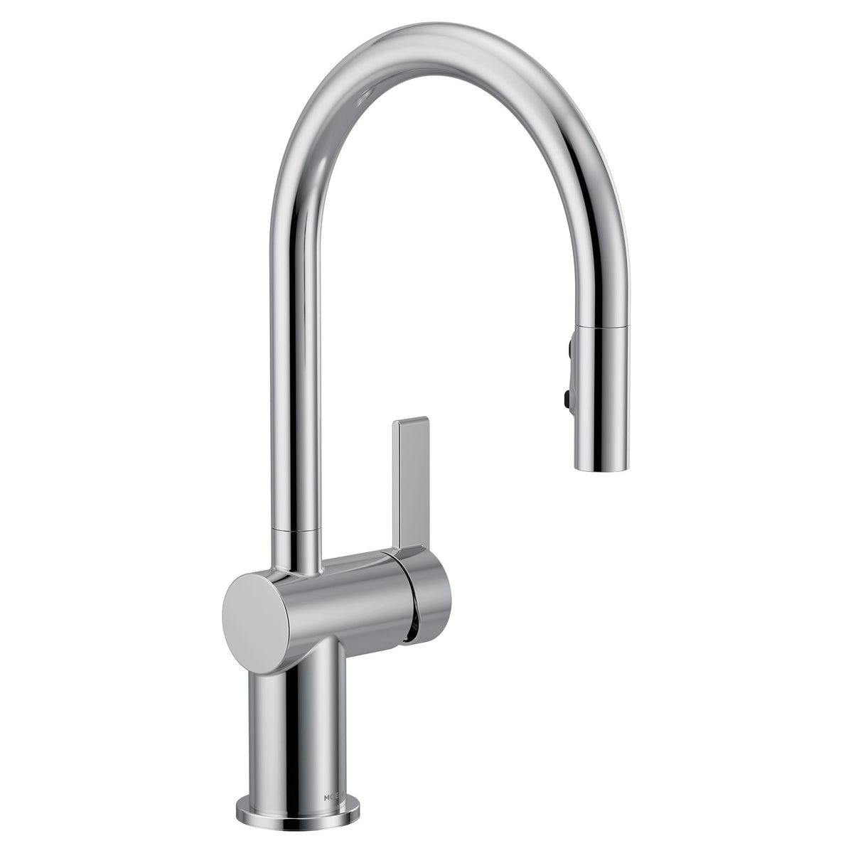 Moen CIA Brushed Gold Pre-Rinse Spring Kitchen Faucet with PowerBoost Pro, 7822BG