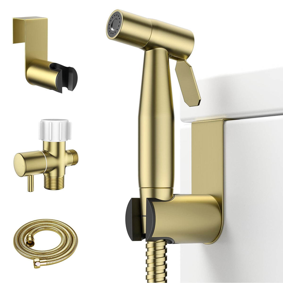 Arofa 3 Pack Handheld Bidet Sprayer for Toilet, Adjustable Water Pressure