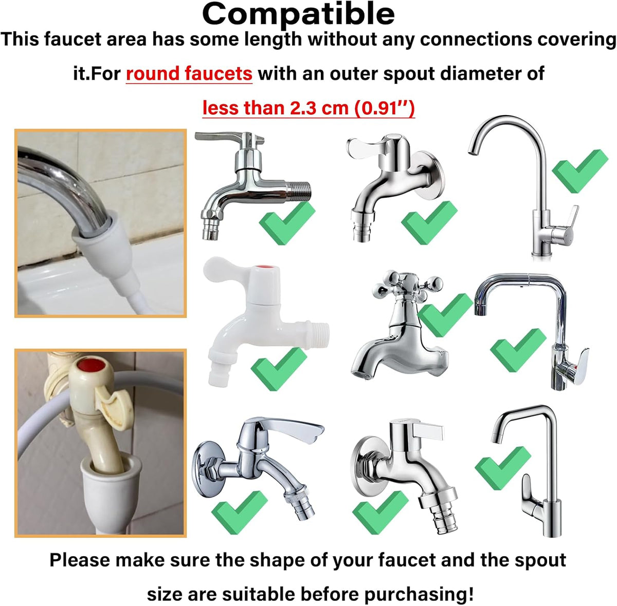 9.84FT Sink Spray Hose,Portable Rubber Sink Hose Sprayer for Bathing Pet