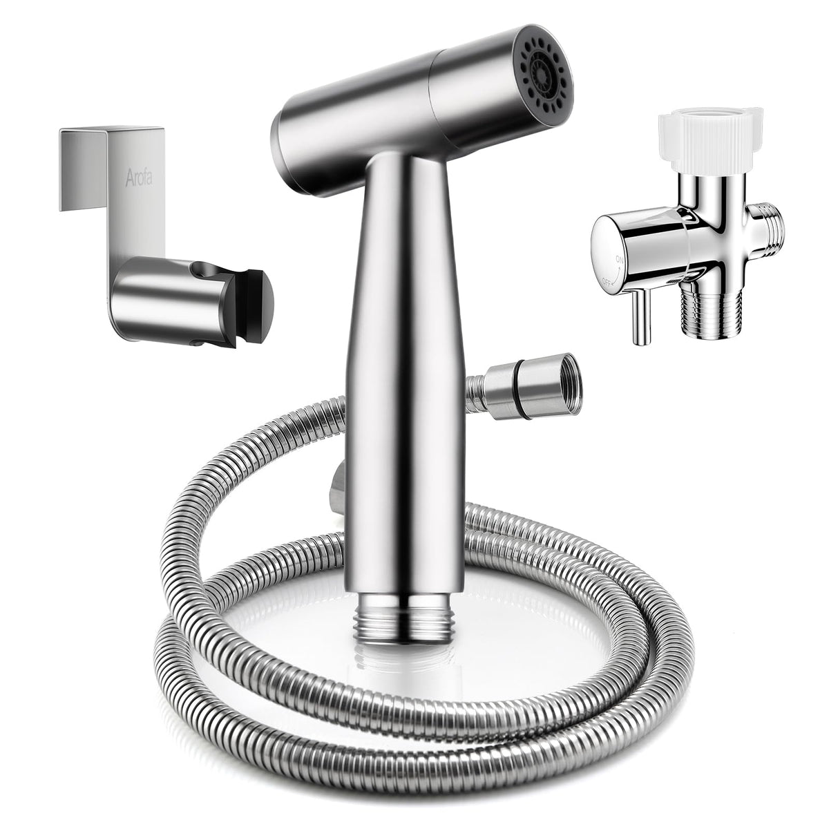 Arofa 3 Pack Handheld Bidet Sprayer for Toilet, Adjustable Water Pressure