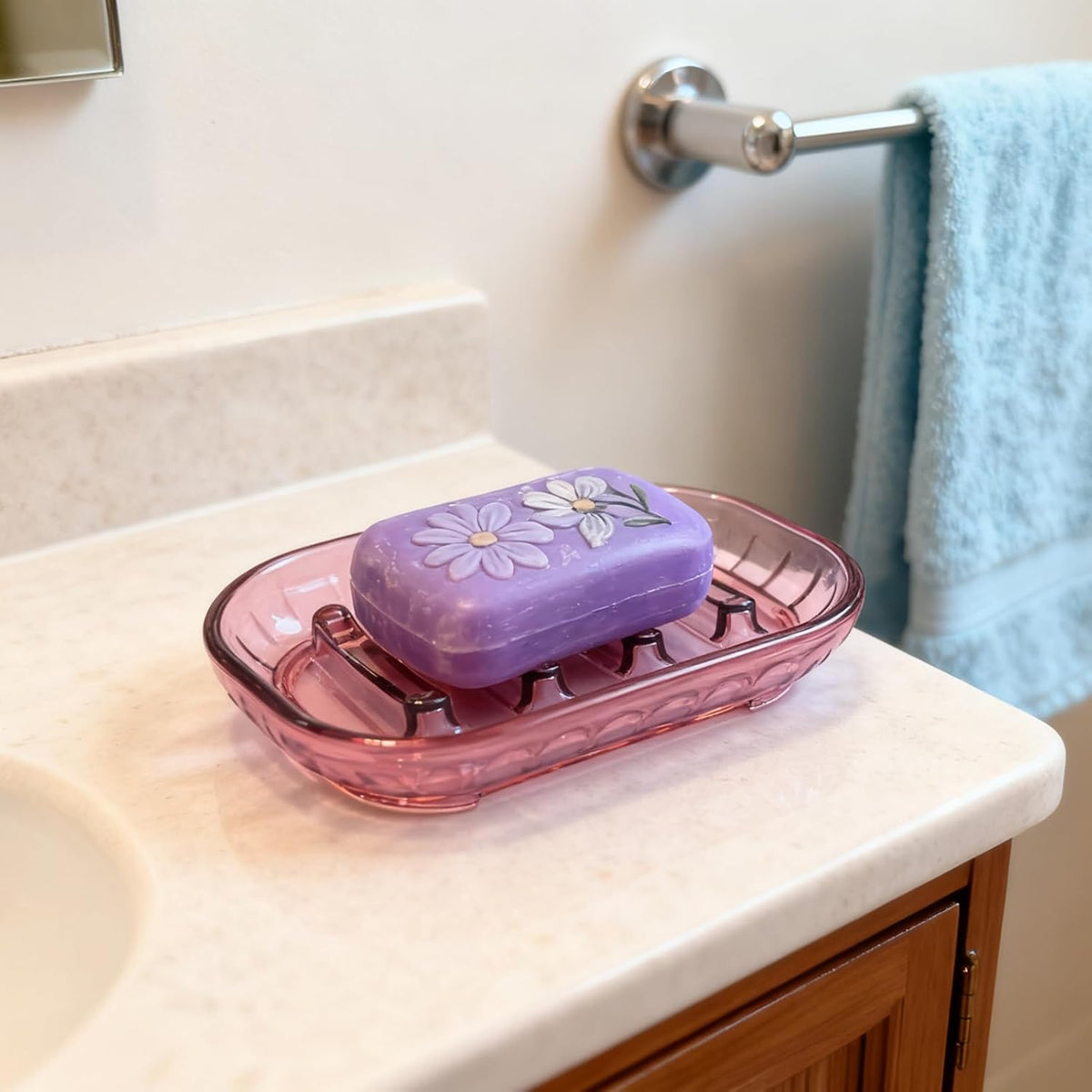 Soap Dish for Bar Soap, 2 Pack Bathroom Soap Dishes Soap Tray