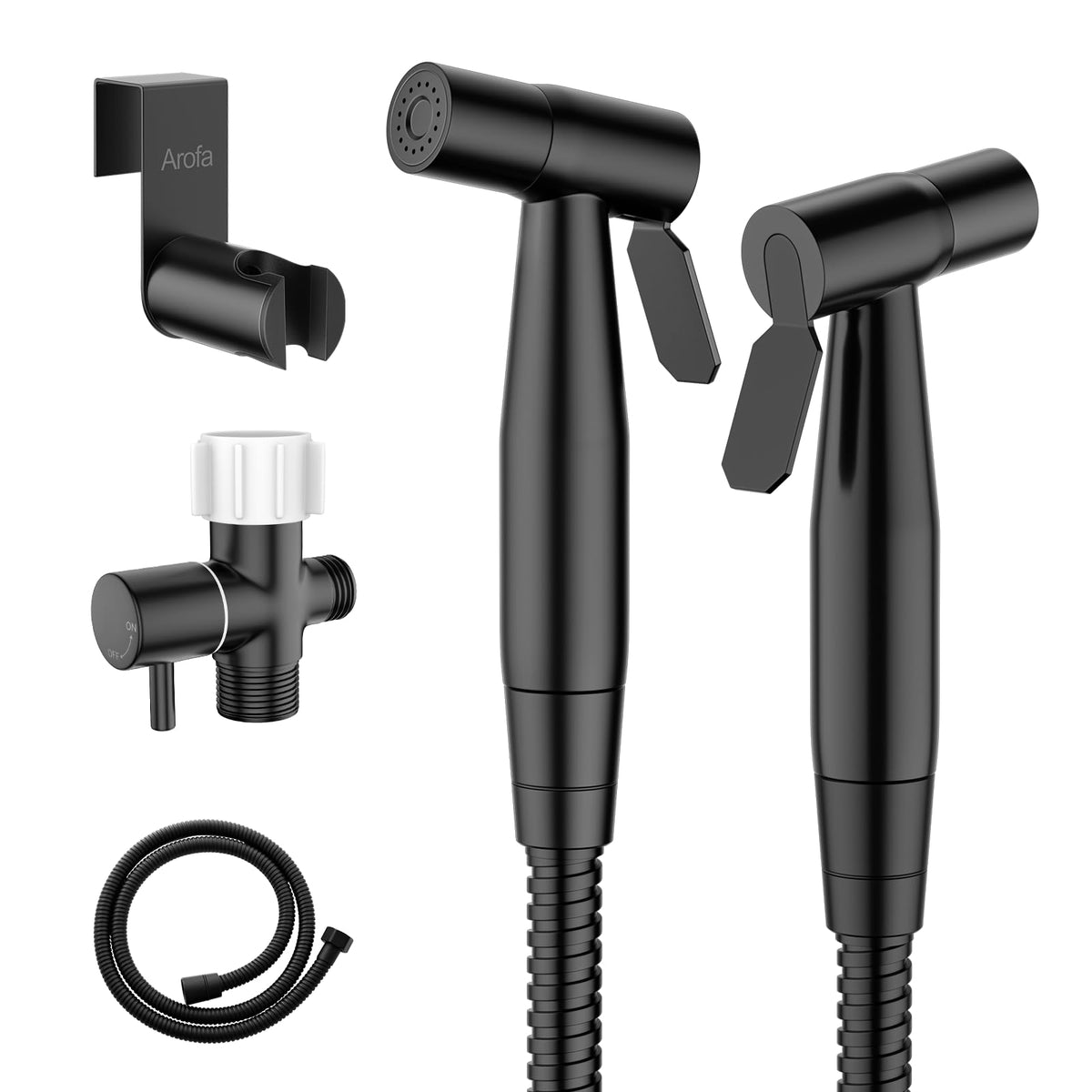 Arofa 3 Pack Handheld Bidet Sprayer for Toilet, Adjustable Water Pressure