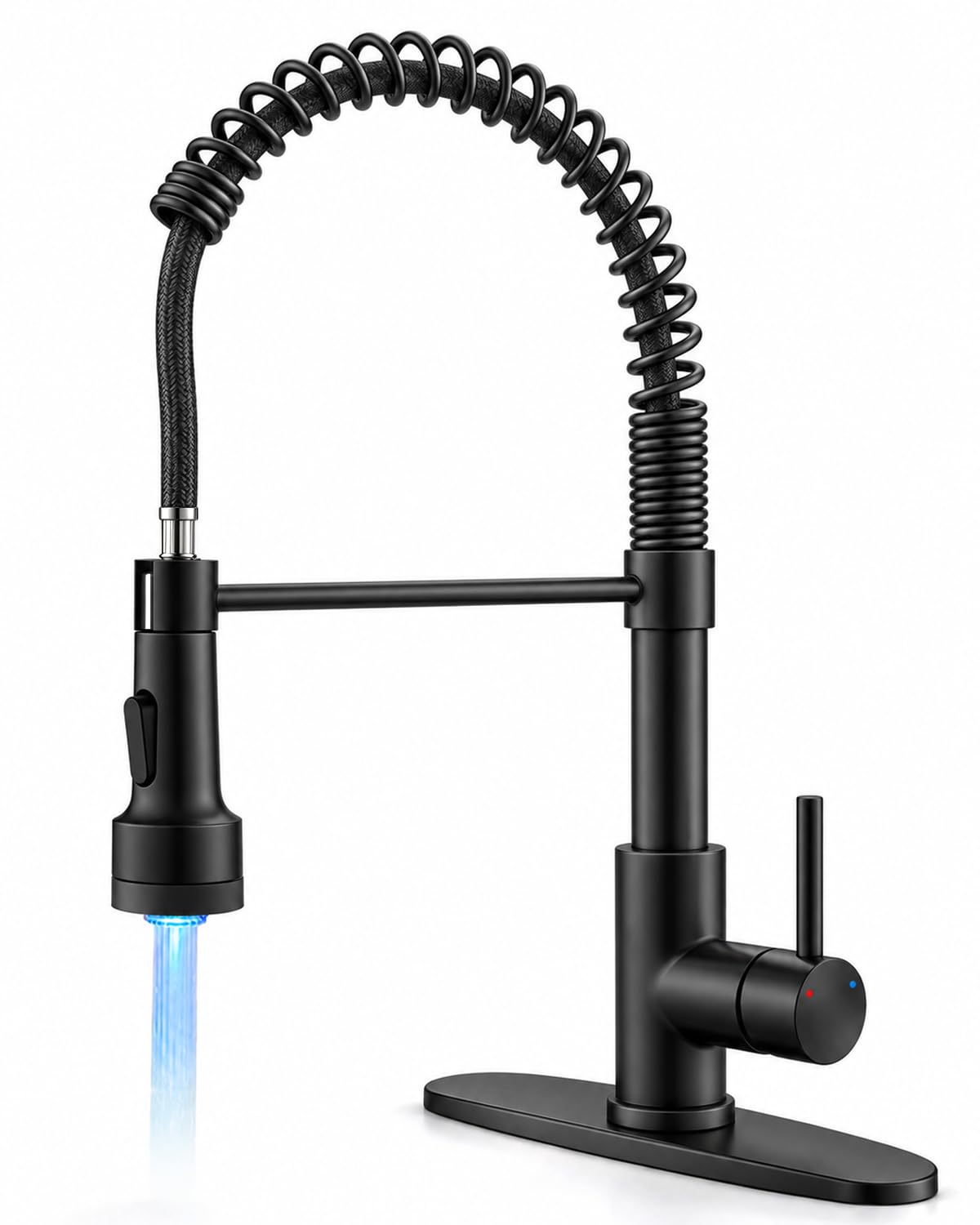 Kitchen Faucet with Pull Down Sprayer Brushed Nickel