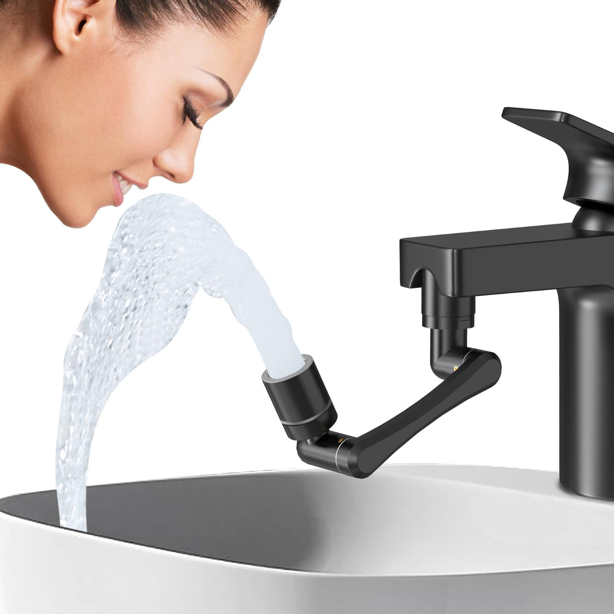 Patented CECEFIN Swivel Faucet Extender Sink Aerator NSF/ANSI 372 Standard