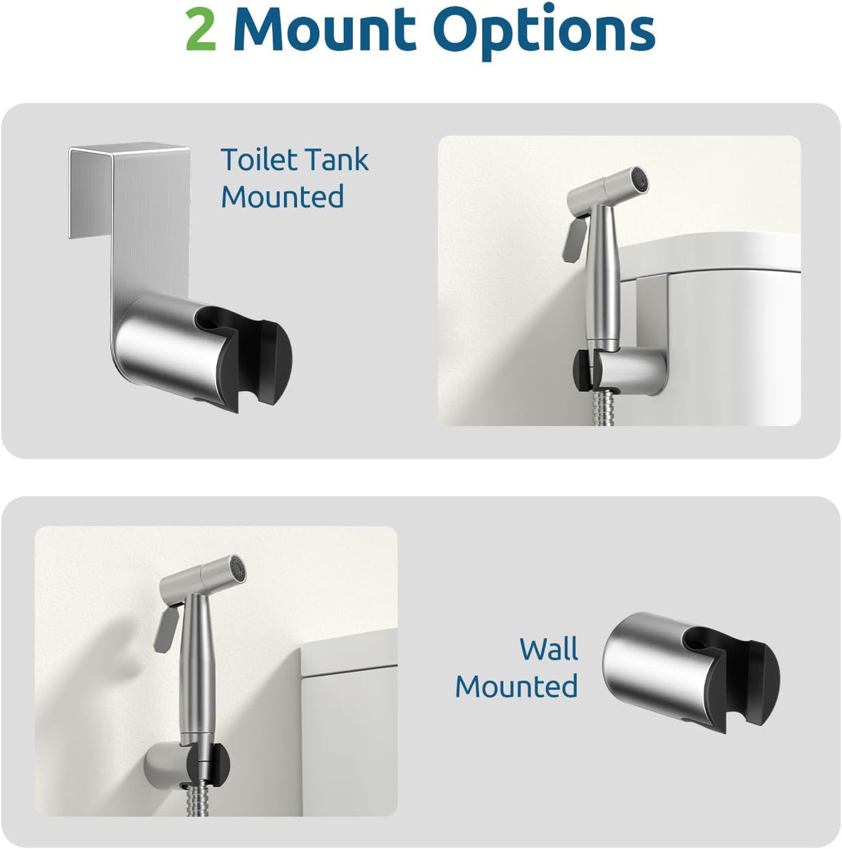 Handheld Bidet Sprayer, Muslim Shower, Adjustable Pressure
