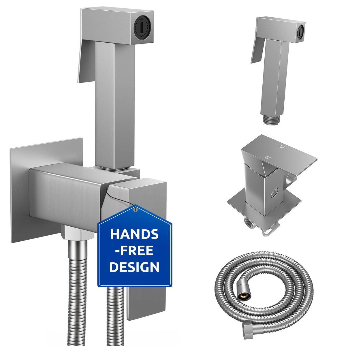 Arofa 3 Pack Handheld Bidet Sprayer for Toilet, Adjustable Water Pressure