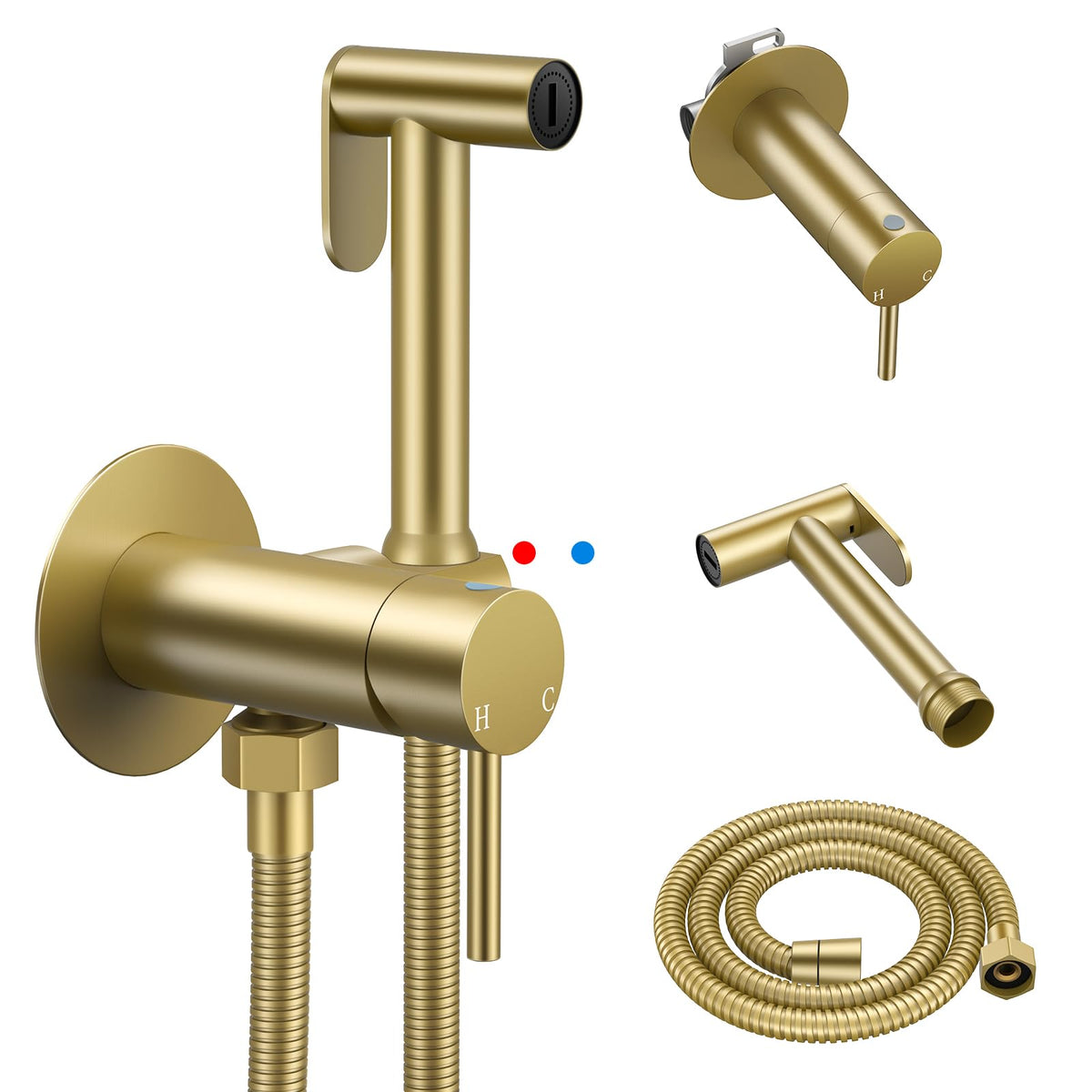 Arofa 3 Pack Handheld Bidet Sprayer for Toilet, Adjustable Water Pressure