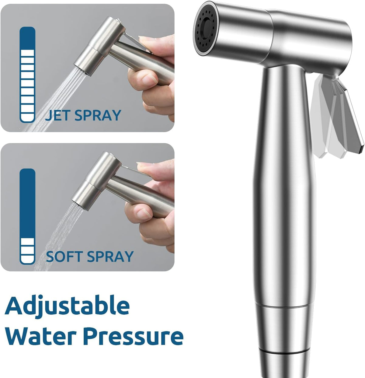 Handheld Bidet Sprayer, Muslim Shower, Adjustable Pressure
