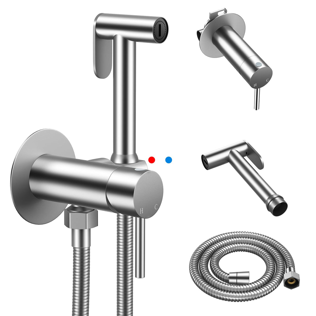 Arofa 3 Pack Handheld Bidet Sprayer for Toilet, Adjustable Water Pressure