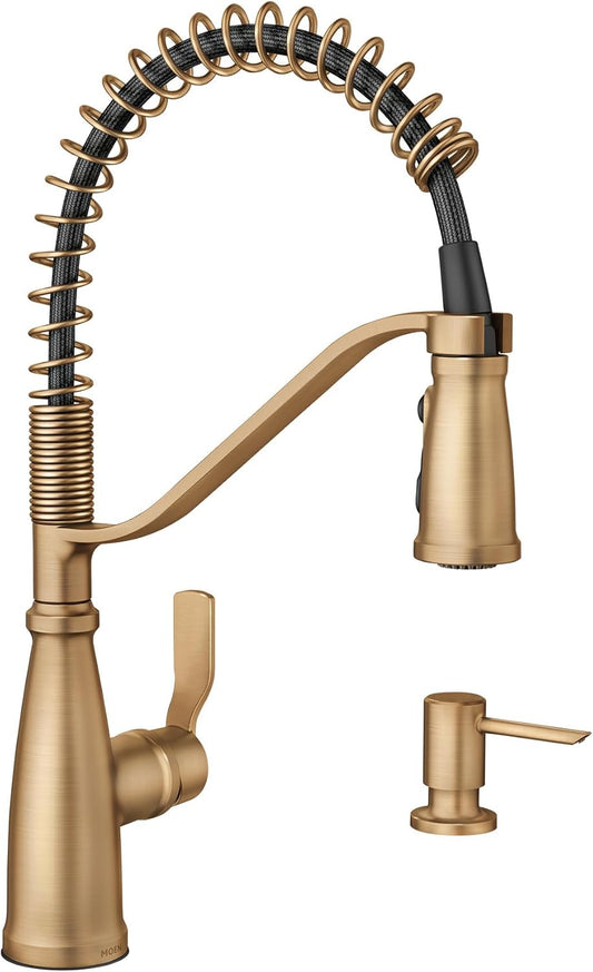 Moen 87886BZG Nolia Spring Pulldown Kitchen Faucet