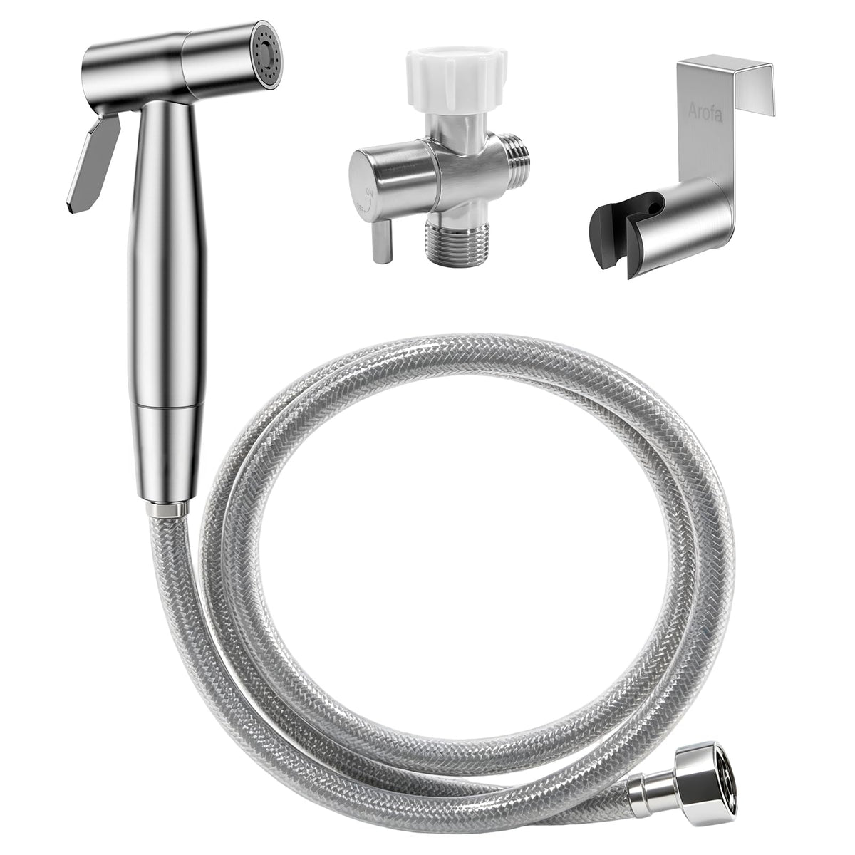 Arofa 3 Pack Handheld Bidet Sprayer for Toilet, Adjustable Water Pressure